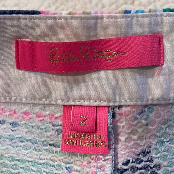 Lilly Pulitzer Malie Stretch Lookin Sharp Shorts EUC Size 2 - Picture 12 of 12